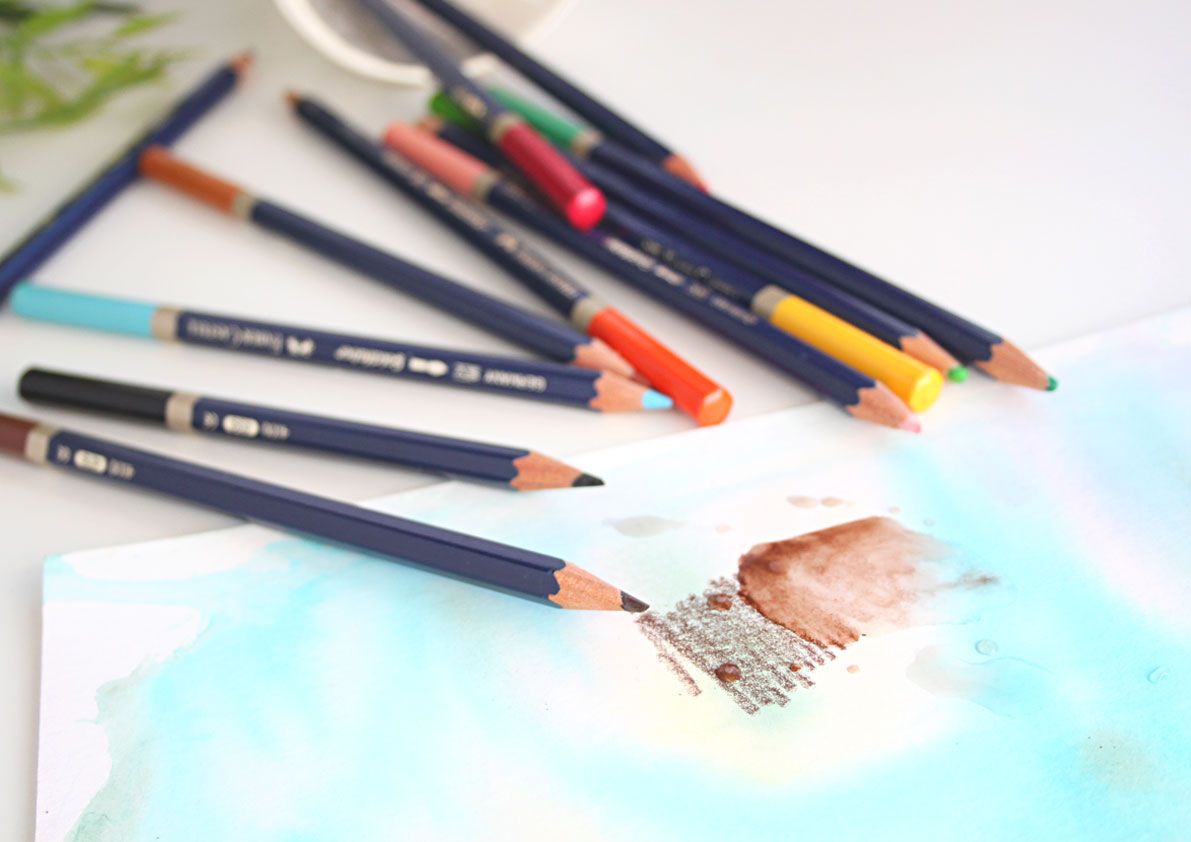 Cómo utilizar lápices acuarelables