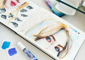 watercolor ink pebeo