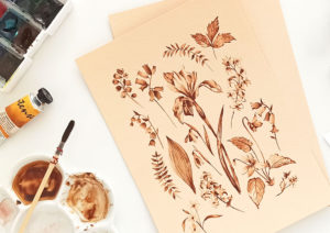 Pintar en monocromático con acuarela