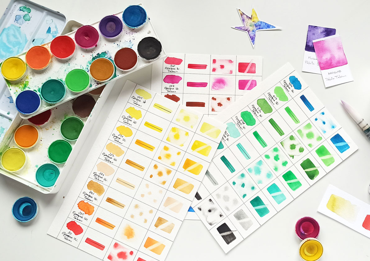 reseña opaque watercolours talens