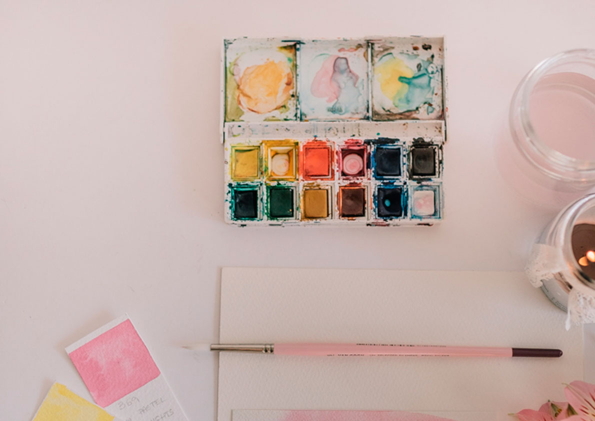 cómo controlar la carga del pincel en acuarela