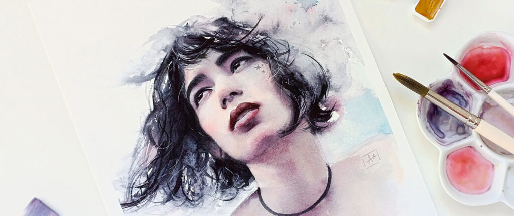 Reseña acuarelas Rosa Gallery